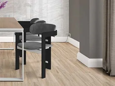 Cadeira estofada para mesa de jantar