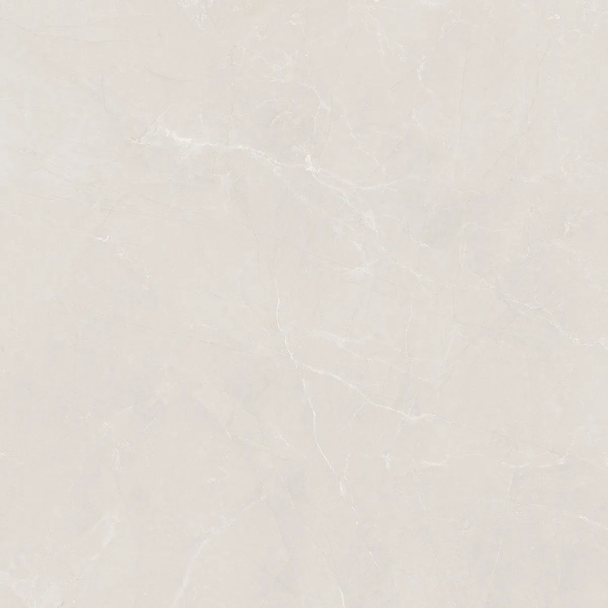 Peça do porcelanato Granada Off White polido 84x84 da Delta